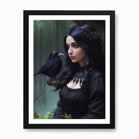 Quoth the Raven Art Print