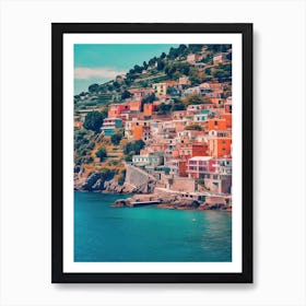 Vietri Sul Mare Summer Vintage Photography Art Print