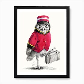 Porter Owl Art Print