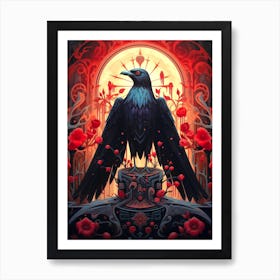 Crow Art Art Print