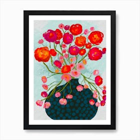 Modern Flowers 4 Art Print