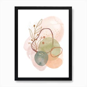 Abstract Watercolor Painting 4 Art Print