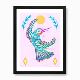 Blue Bird Art Print