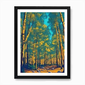 Woods 4 Art Print