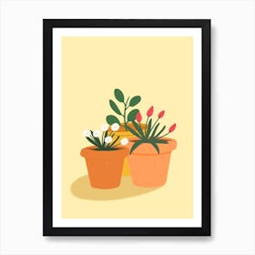 Garden Plants Art Print