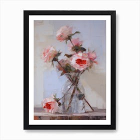 Roses Oil Painiting Art Print