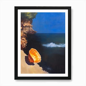 Shell On The Beach 1 Art Print