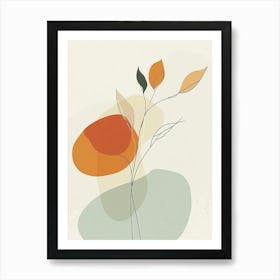 Abstract Leaves 4 Art Print