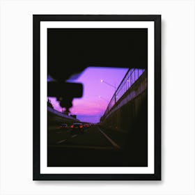 Purple world II Art Print