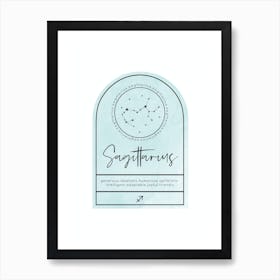 Sagittarius Zodiac Sign 1 Art Print