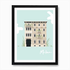 Milan Building Art Print