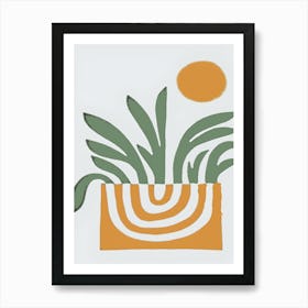 Plant In A Pot 11 Art Print