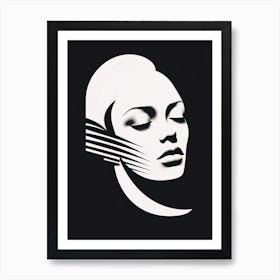 Linear Portrait Art Print