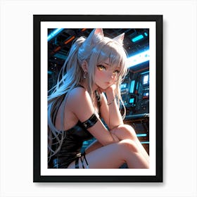 Anime Girl 11 Art Print