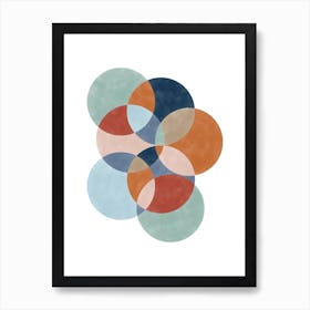 Abstract Circles Art Print