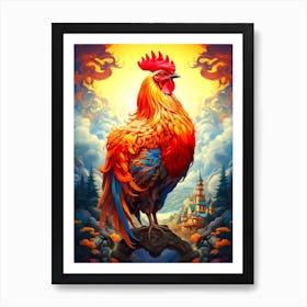 Rooster Art Print