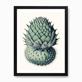 Lophophora Williamsii William Morris Inspired Art Print