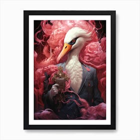 Bird In A Suit Art Print