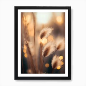 Pampas Grass At Sunrise Art Print