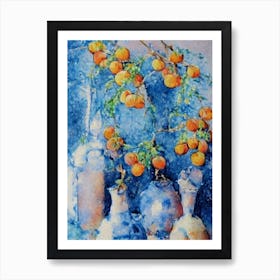 Apricot 1 Classic Fruit Art Print