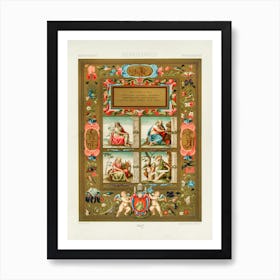 Renaissance Pattern, Albert Racine Art Print