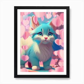 Love Kitten Art Print