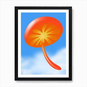 In Air - Mushroom Art Print