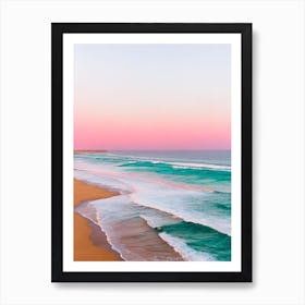Gunnamatta Beach, Australia Pink Photography 1 Art Print