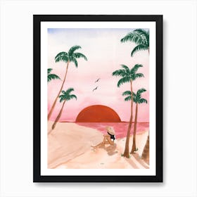 Sunset Dreamer Ii Art Print
