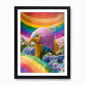 Rainbow Eagle Art Print