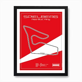 Racetrack Spielberg Art Print