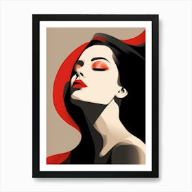 Portrait Of A Woman Art Print