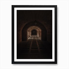 Dark Tunnel Art Print