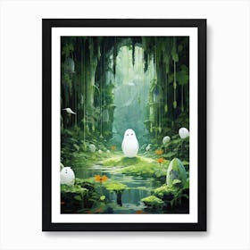 Ghosts In The Forest 1 Art Print