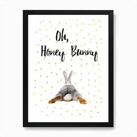 Honey Bunny Art Print