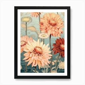 Gerbera Daisies Art Print