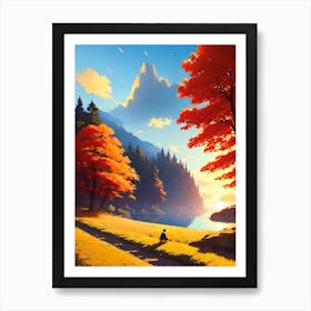 Landscape Painting 47 Art Print