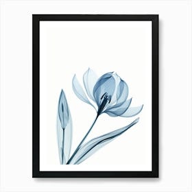 Blue Flower Art Print