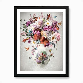 Flowers In A Vase 2 Art Print