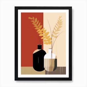 minimal Vases 1 Art Print