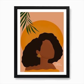 Portrait Of A Woman Art Print