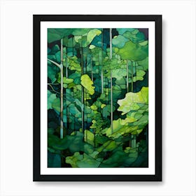 'Green Forest' 1 Art Print