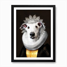 The Salty Hound Pet Portraits Art Print