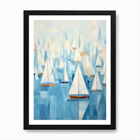 Sailboats 9 Art Print