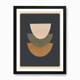 Abstract Minimal Shapes 75 Art Print