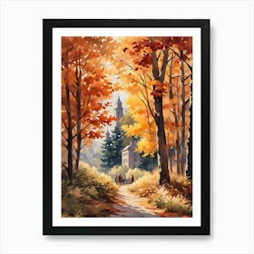 Autumn In The Woods 9 Art Print