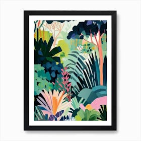 Kirstenbosch National Botanical Garden, South Africa Abstract Still Life Art Print