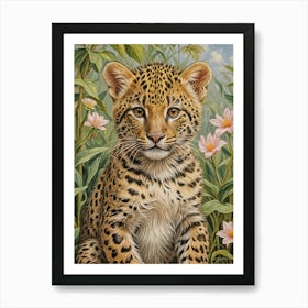 Leopard Cub Art Print