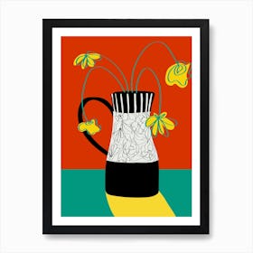 Flowers In A Vase Affiche