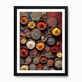 Spice Bowls 2 Art Print